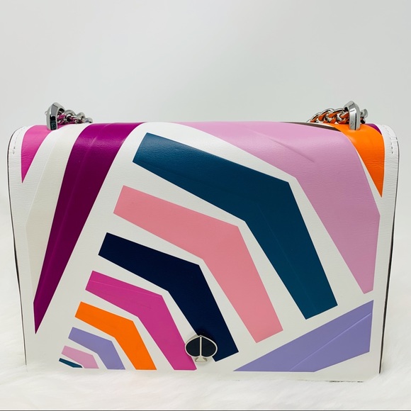 Kate spade Convertible flap shoulder Amelia purple - Picture 2 of 8